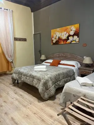 Letto o letti in una camera di Cicerone Guest House