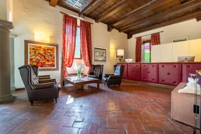 Area soggiorno di Art Hotel Villa Agape - Place of Charme