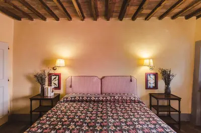 Letto o letti in una camera di La Veronica Exclusive Chianti Resort