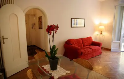 Area soggiorno di My Ponte Vecchio apartment