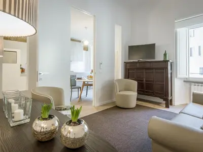 TV o dispositivi per l'intrattenimento presso San Firenze Luxury Apartment by Mamo Florence