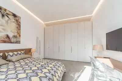 Letto o letti in una camera di Cupola View