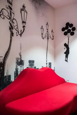 Letto o letti in una camera di Il Giglio Rosso B&B