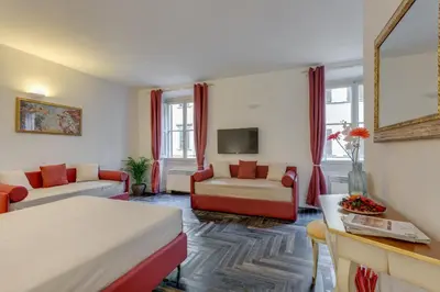Letto o letti in una camera di Residenze d'epoca Collection-Sant'Anna