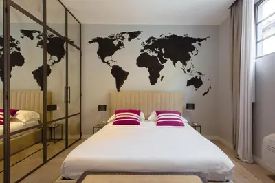 Letto o letti in una camera di Dimore d'Oro