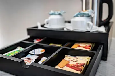 Set per la preparazione di tè e caffè presso Residenza Giotto