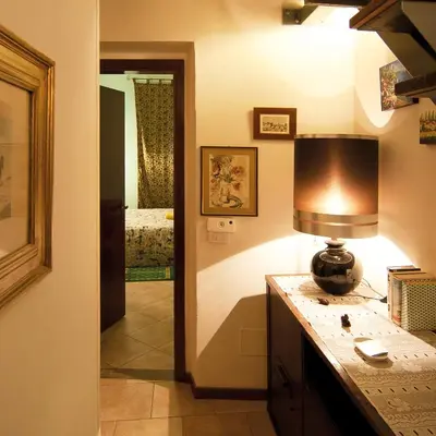 Letto o letti in una camera di Casa Billi