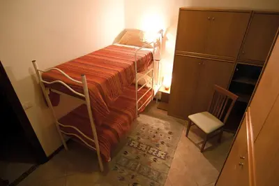 Letto o letti in una camera di Casa Billi