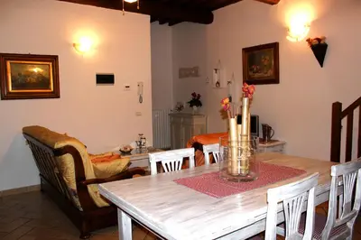 Area soggiorno di Mina House