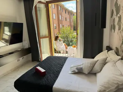 Letto o letti in una camera di Relais Stibbert Florence