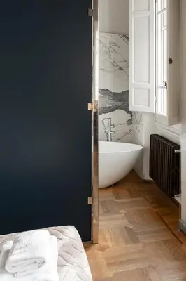 Letto o letti in una camera di Hotel la Scala
