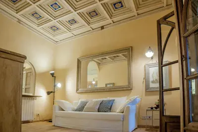 Area soggiorno di Meriggio Apartment