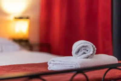 Letto o letti in una camera di Firenze Rentals Uffizi