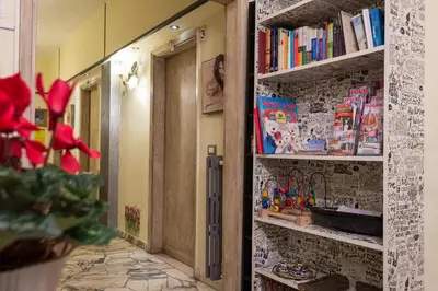 Biblioteca nel bed & breakfast