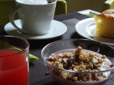 Cibo presso il bed & breakfast o nelle vicinanze