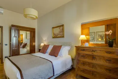 Letto o letti in una camera di Locanda Dei Guelfi