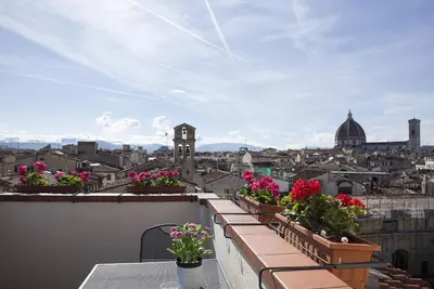 Vista generica su Firenze o vista sulla città dall'interno del bed & breakfast