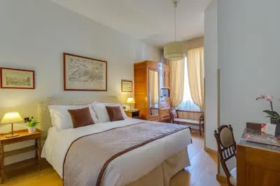 Letto o letti in una camera di Locanda Dei Guelfi