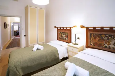 Letto o letti in una camera di ArnolfHouse