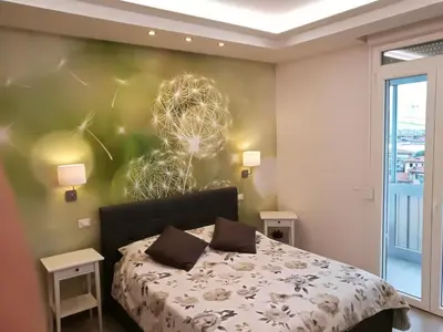 Letto o letti in una camera di Settimo Cielo