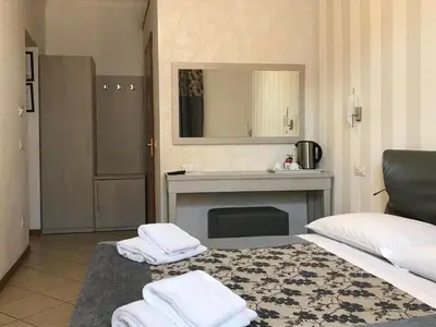 Letto o letti in una camera di Adelaide House