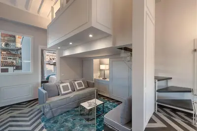 Area soggiorno di Bsl Boutique Suite
