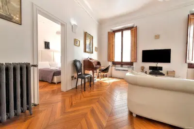 TV o dispositivi per l'intrattenimento presso Suite Deluxe Florence