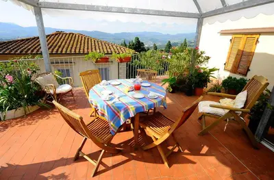 Balcone o terrazza di Albergo Villa Sorriso