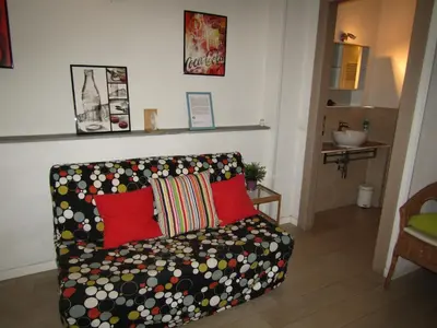 Area soggiorno di Rori Apartment