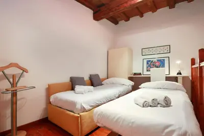 Letto o letti in una camera di Ghibellina Apartment in the heart of the city