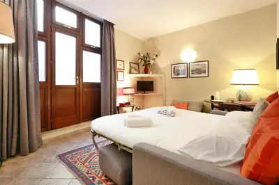 Letto o letti in una camera di Ghibellina Apartment in the heart of the city