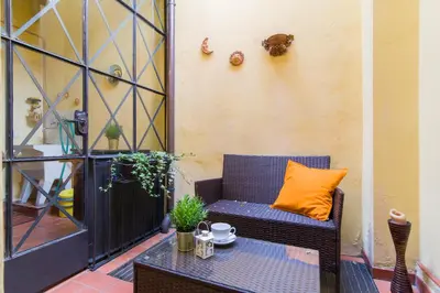 Area soggiorno di GuestHost - Florence Ariento Romantic Apartment