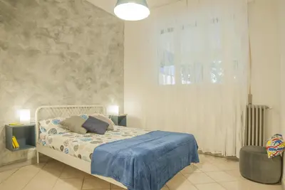 Letto o letti in una camera di Fortezza Studio