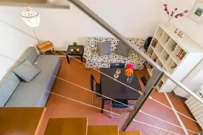 Area soggiorno di GuestHost - Della Scala Modern Apartment