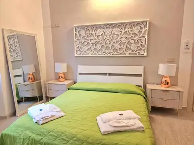 Letto o letti in una camera di Locanda Pitti