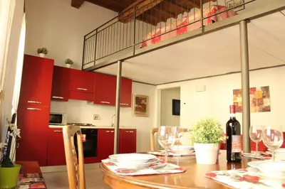 Cucina o angolo cottura di Art Apartment Santo Spirito Matteo