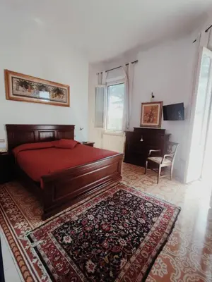 Letto o letti in una camera di Villa Al Piano