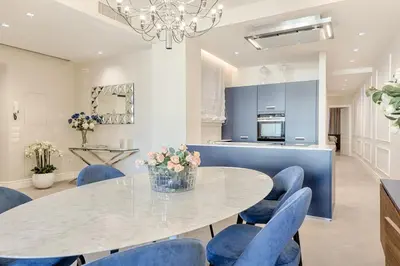 Cucina o angolo cottura di Luxury Blue River by Mmega