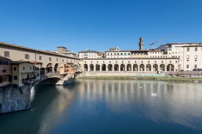 Vista sul fiume nelle vicinanze dell'appartamento