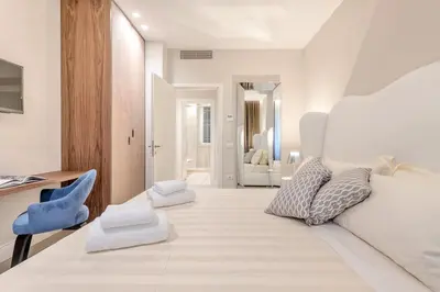 Letto o letti in una camera di Luxury Blue River by Mmega