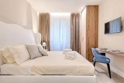 Letto o letti in una camera di Luxury Blue River by Mmega