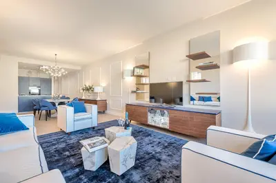 Cucina o angolo cottura di Luxury Blue River by Mmega