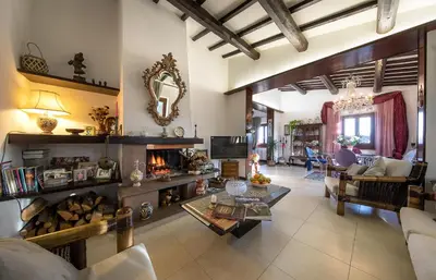 Area soggiorno di B&B L'Orologio