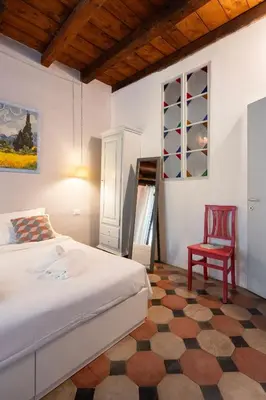 Letto o letti in una camera di Keys of Italy - F1 - Fiesolana 24 - Santa Croce one bedroom apartment for couples