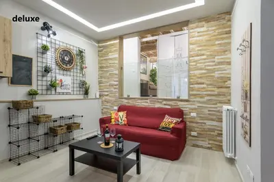 Area soggiorno di Geppi's Apartments
