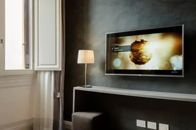 TV o dispositivi per l'intrattenimento presso Daphne Guest House