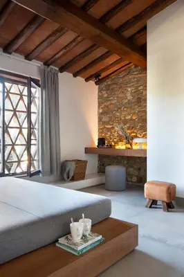 Letto o letti in una camera di Salvadonica