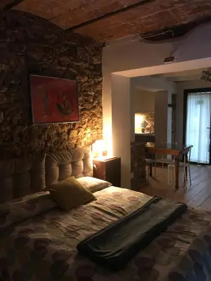 Letto o letti in una camera di Le Rose Casa della Ciri