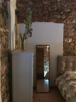 Letto o letti in una camera di Le Rose Casa della Ciri