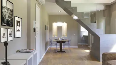 Area soggiorno di Luxury apartment in city center